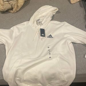 Adidas white hoodie